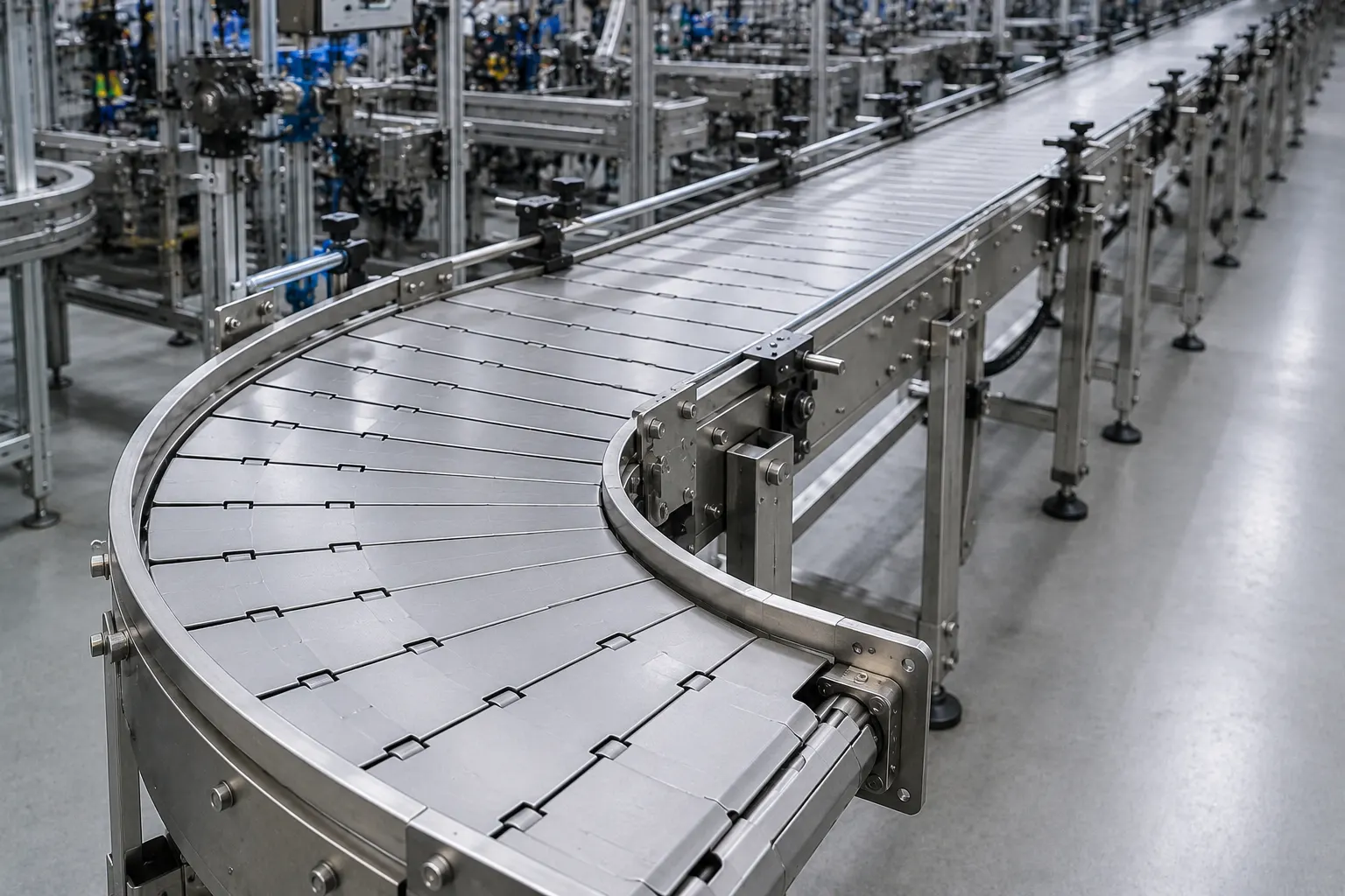 Chain and Slat Type Conveyor